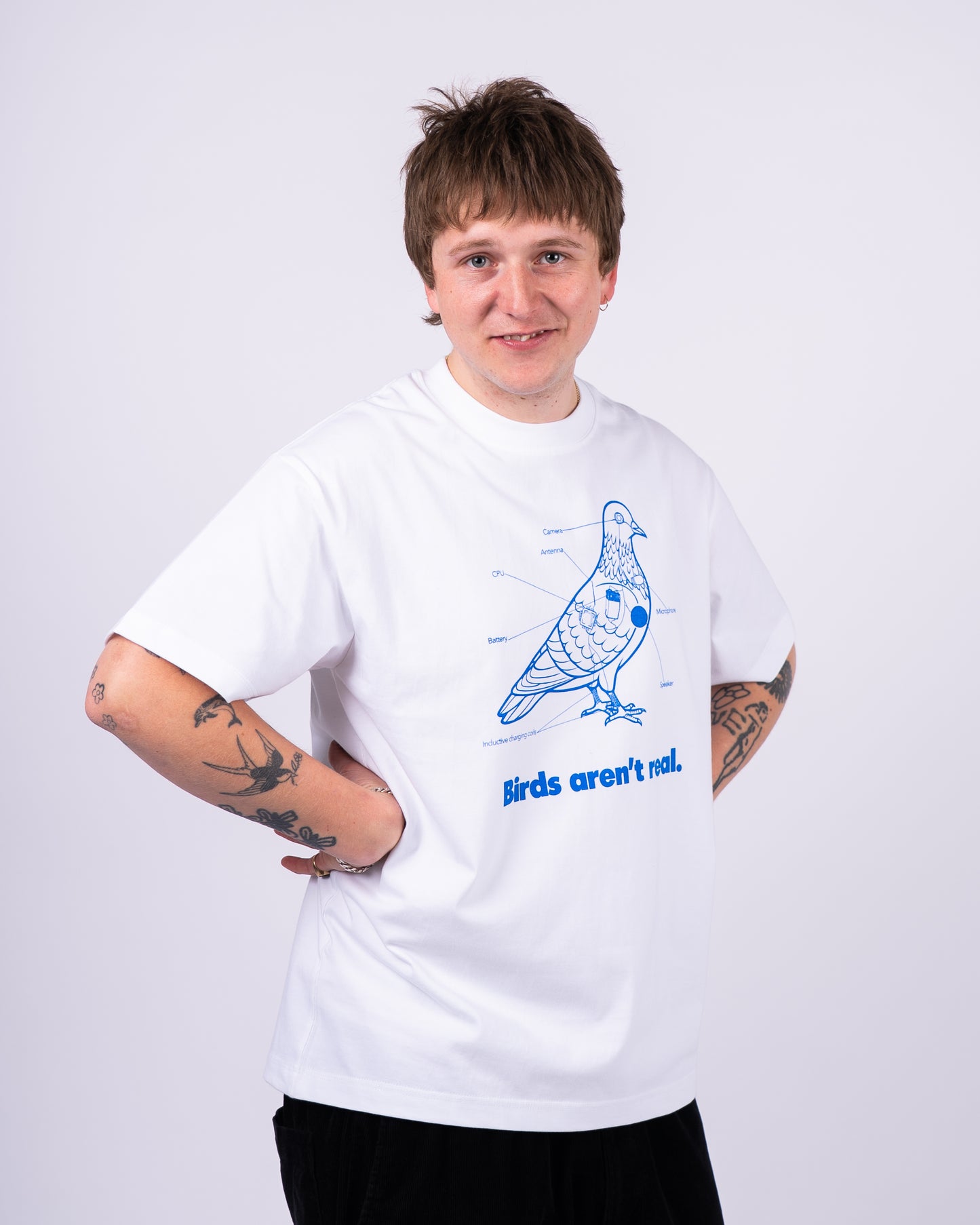 Birds Aren't Real - White Tee