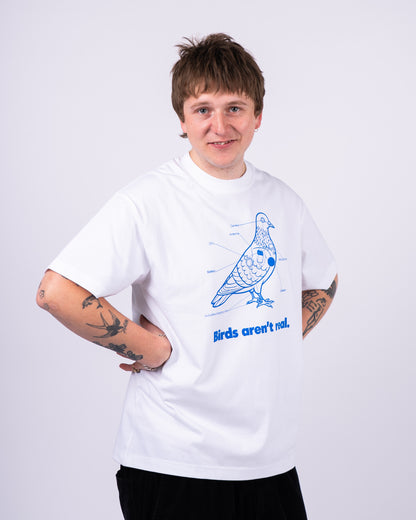 Birds Aren't Real - White Tee