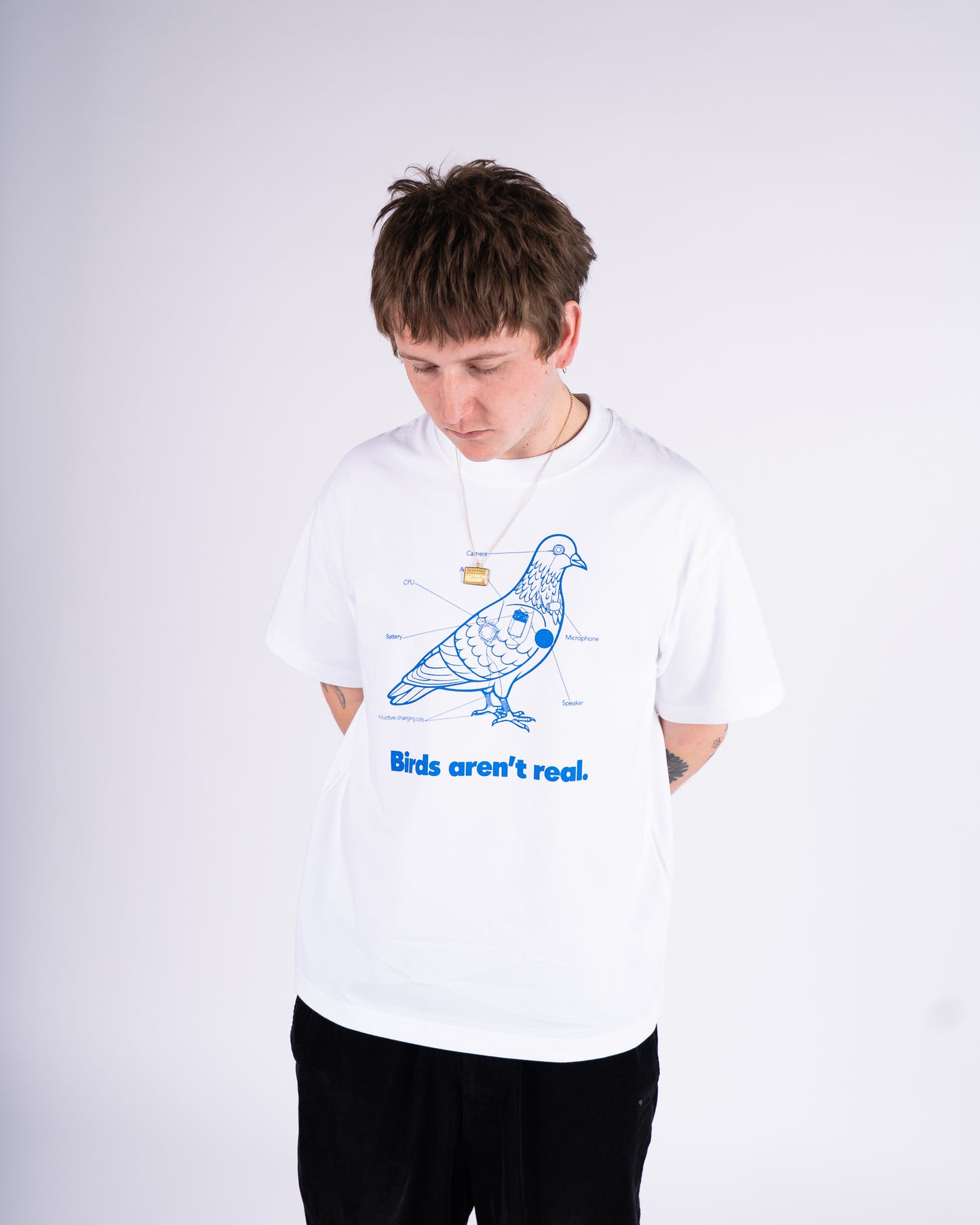 Birds Aren't Real - White Tee